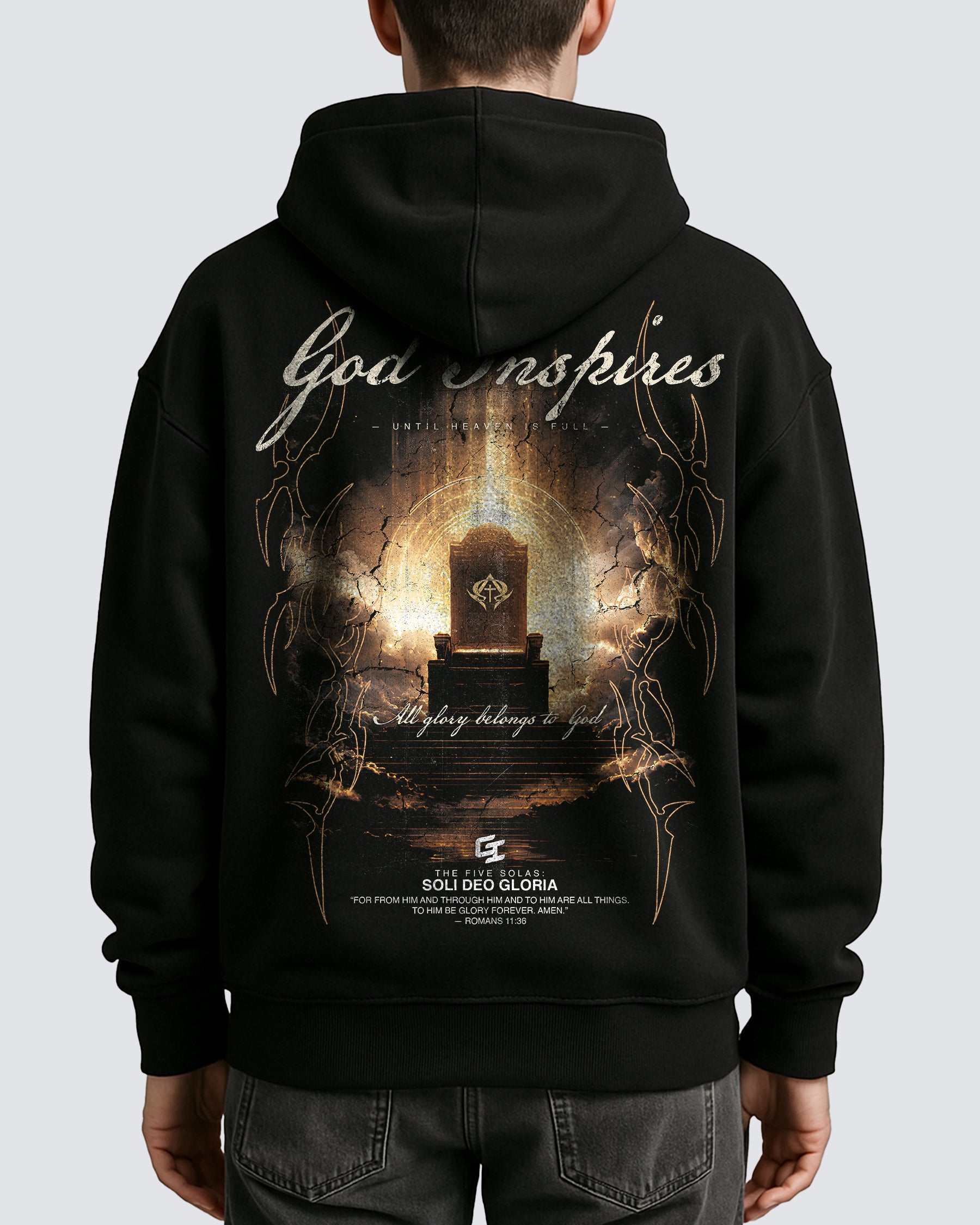 'The Five Solas: Soli Deo Gloria' Oversized Hoodie